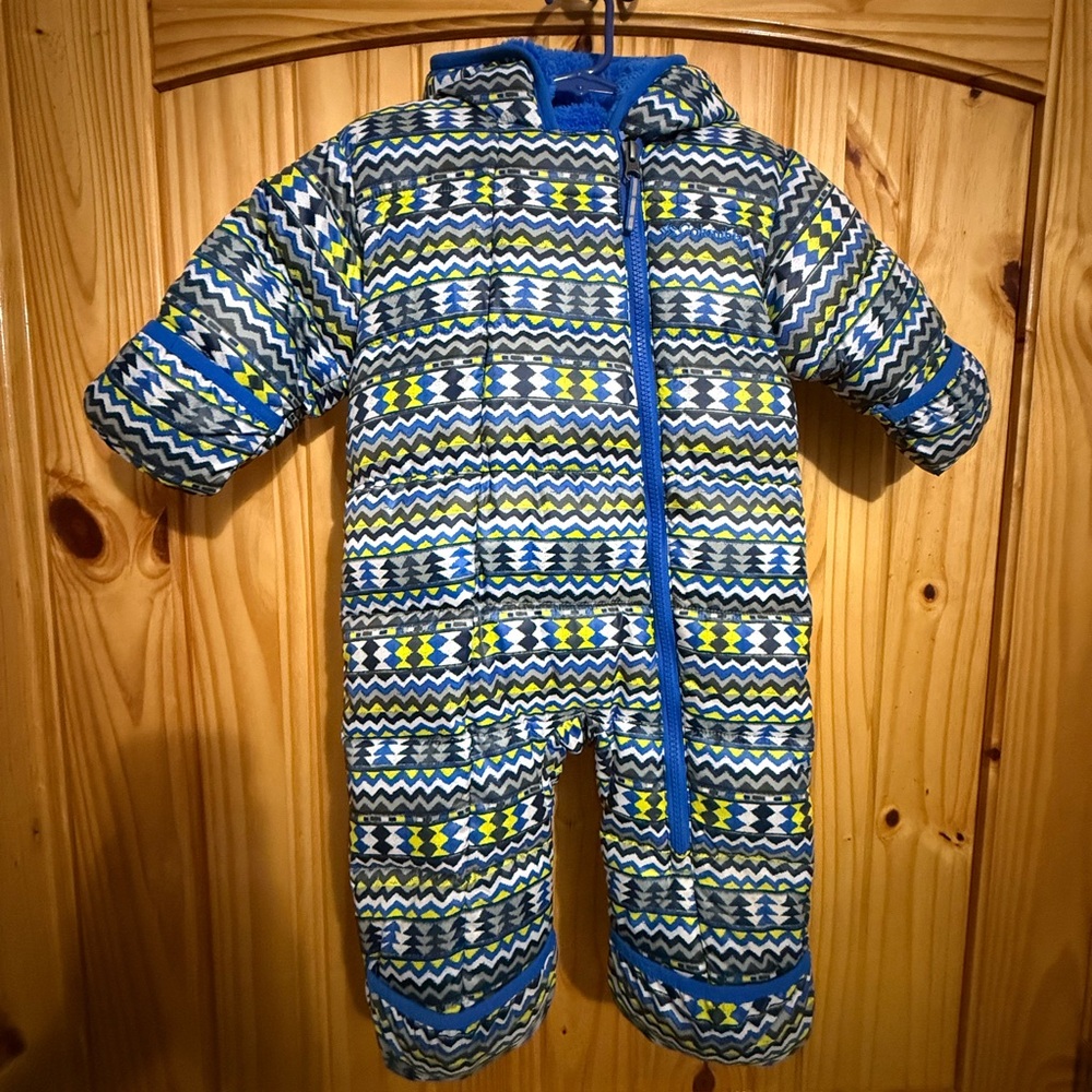 6-12m Columbia Snowsuit Bunting